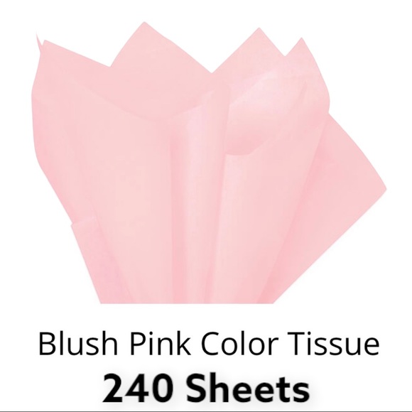 📦 SALE 📦  Tissue Paper, Blush Pink, Bulk Pack, 240 Sheets, 15x20 - Picture 2 of 2